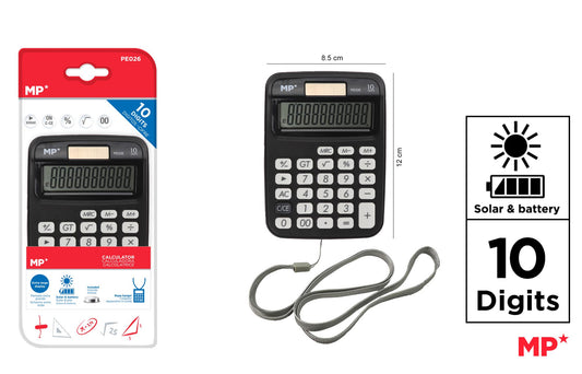 Calculadora Solar y Pilas
