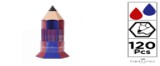 EXPOSITOR 120 Uds. LÁPICES BICOLOR FABER CASTELL